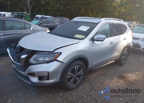 2017 Nissan Rogue Sl из США, поврежденный, VIN JN8AT2MV9HW283704